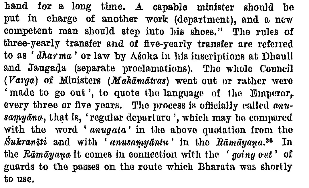 Duty and Transfer of ministers as well as Caste representation in ministry.