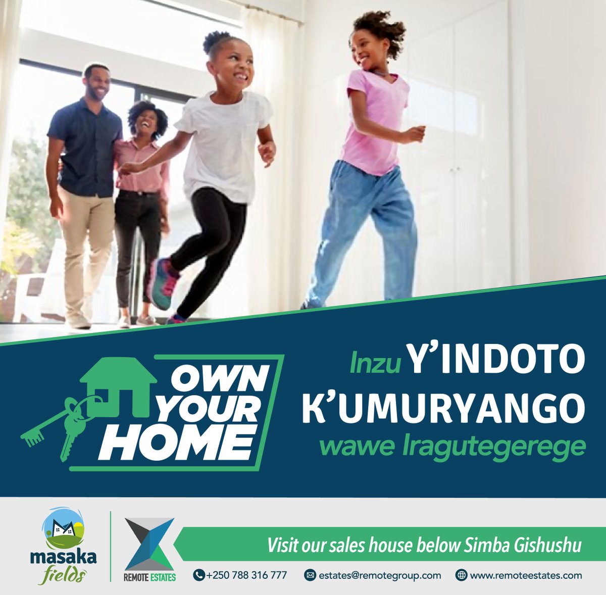 remoteestates's tweet photo. Visiting our Remote Estates sales team is the first step in making your dream home a reality! Stop by our sales house near Simba Gishushu and say hello, your dream home awaits!
.
.
.
#weareremote #giraicumbi2020 #remoteestates #masakafields #remotegroup https://t.co/ypQ8RcL0OK