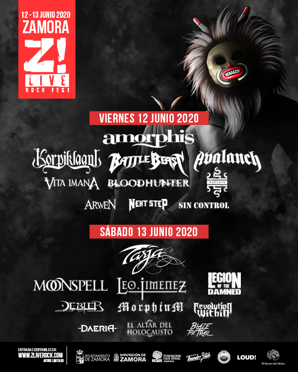 ZLiveOficial's tweet photo. ¡Familia del ZLive!
Lo estabais pidiendo desde hace unas semanas y aquí está: 💥CARTEL POR DÍAS PARA EL #ZLIVE2020💥
Podréis comprar tanto el abono, como las entradas de día, el camping o PekeZetas a través de nuestra web: https://t.co/DLwfF9CuV6 ¡Pasad buen finde malditos! https://t.co/nUN9Y8ITcz