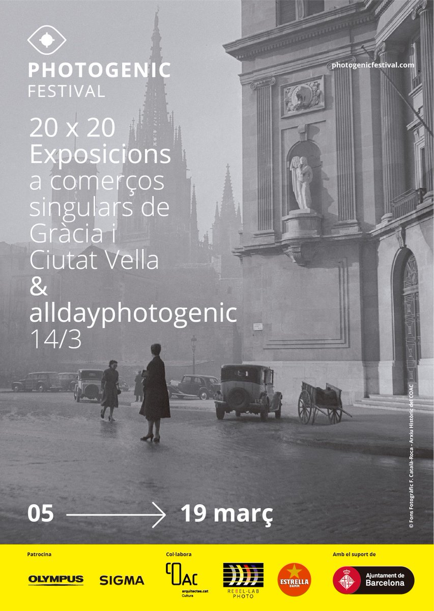 Imagina't anar a comprar al teu comerç de barri i trobar-t'hi una exposició de fotografia.📸 El <a href="/photogenicfest/">Photogenic Festival</a> aterra als comerços de #Gràcia i #CiutatVella, mira: ow.ly/UaYR50yDBny