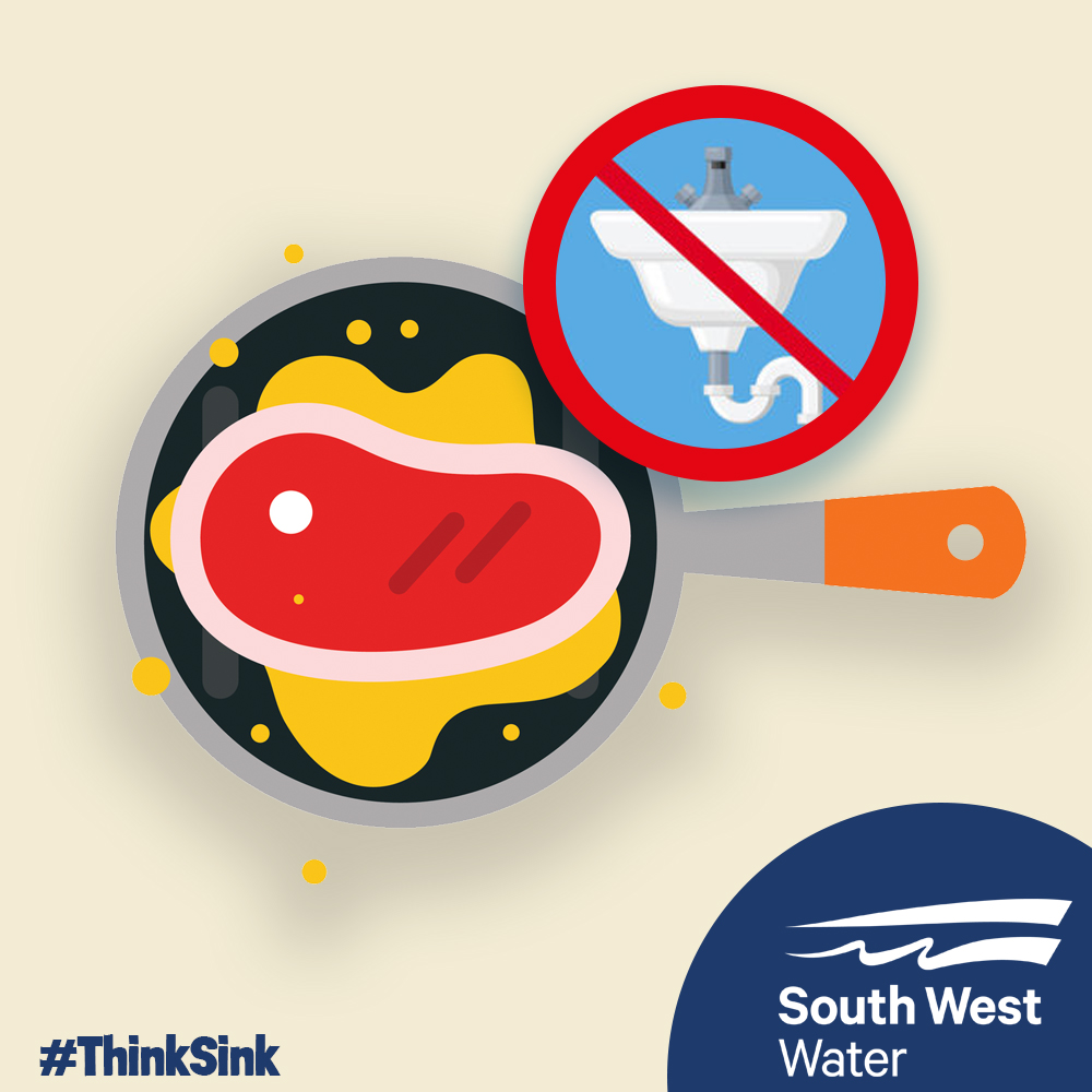 stevedouble's tweet photo. I'm backing @SouthWestWater #ThinkSink campaign - be careful what you wash down your sink! #StAustell #Newquay #Cornwall https://t.co/UURivE80z3