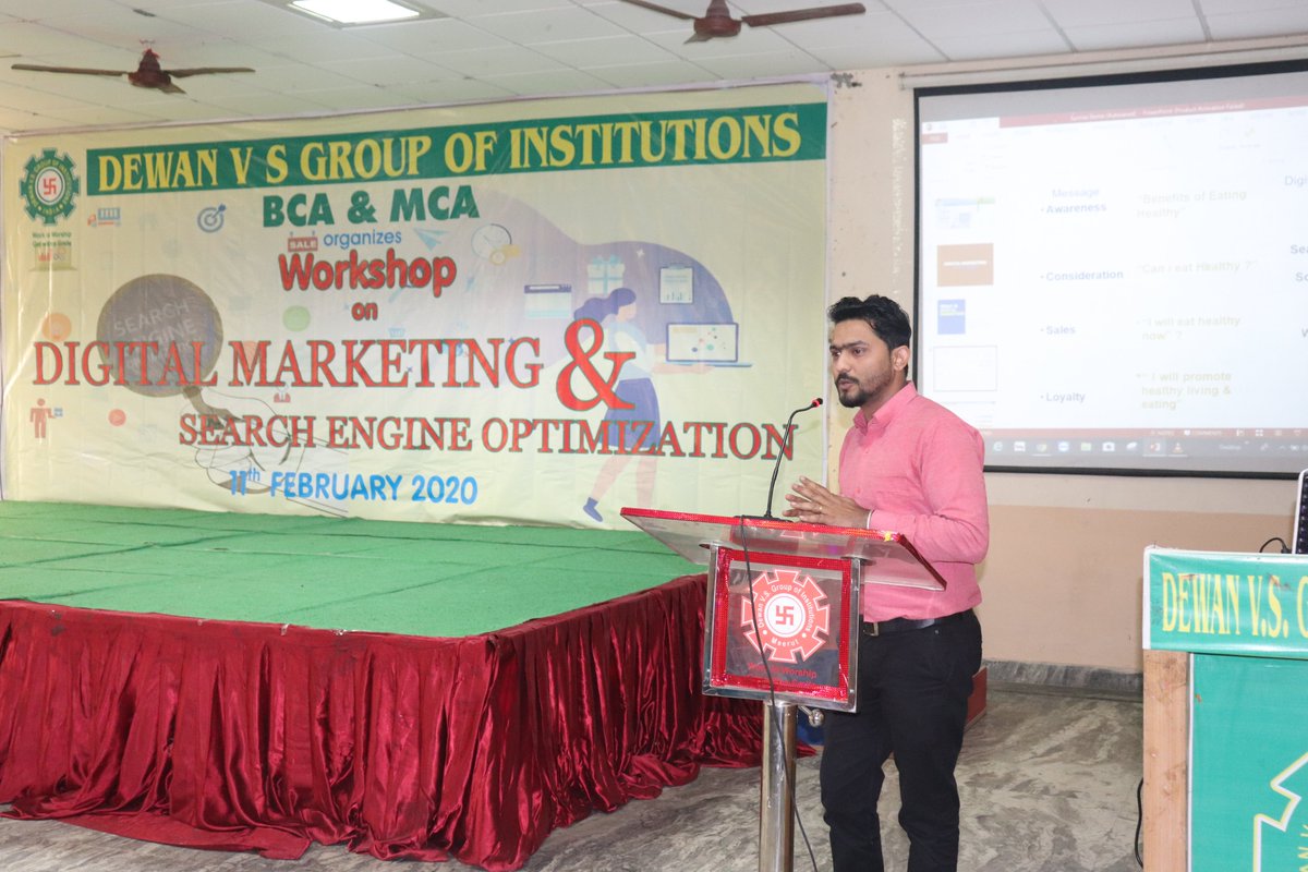 dewangrp's tweet photo. Workshop on Digital Marketing & Search Engine Optimization, by Sunrise Solutions
#dvsgi #dewangroup #meerut #workshop #digitalmarketing #seo #searchengineoptimization https://t.co/da8glYgDdF