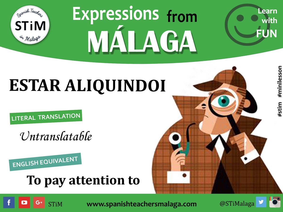 STiMalaga's tweet photo. Do you speak Spanish correctly but still do not understand the natives? Read our #minilesson!

In the port of Malaga, the British sailors told us: "Look and do it".
We understood "ALIQUINDOI"

#spanish #malaga #stim #LearnSpanish #SpanishTeachers #Andalucia #Spain #FelizFinde https://t.co/936fx4wFQa