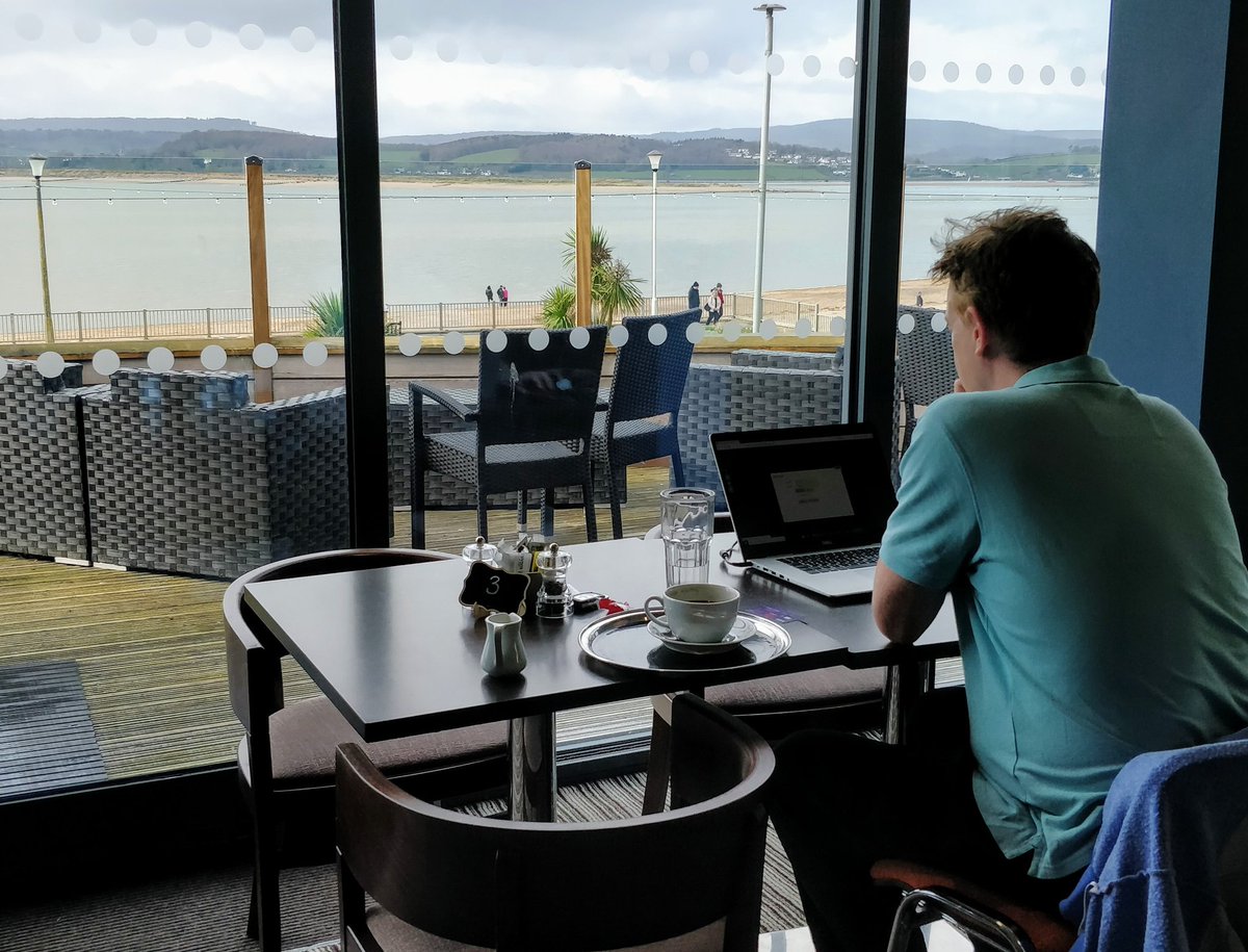 The Deck Restaurant - The perfect place to make coffee your co-worker. #coffeetime #FunFactFriday