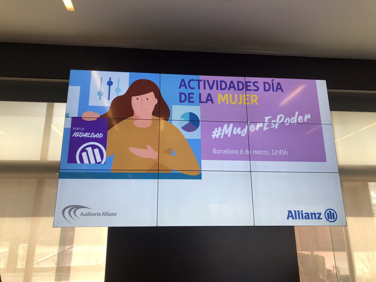 monicahperez's tweet photo. Very excited to participate in the workshop organized by @Allianz_es in Barcelona!! #MujerEsPoder #WomenIsPower https://t.co/PydE8lfp6E