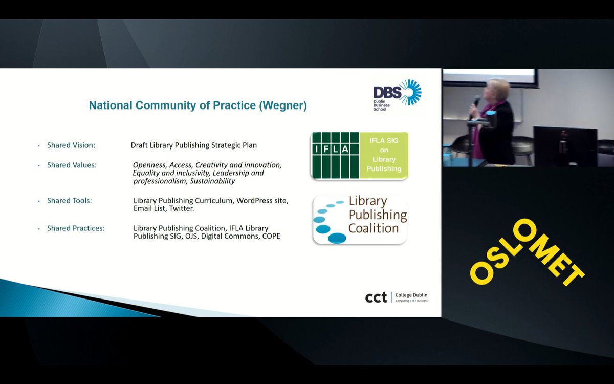 magsironelly's tweet photo. Great overview and outline of the Goals, Vision and Values of @LAIonline Library Publishing Group by @marie_librarian & @JaneBuggle #Libpub2020 https://t.co/x2EynH1qmD