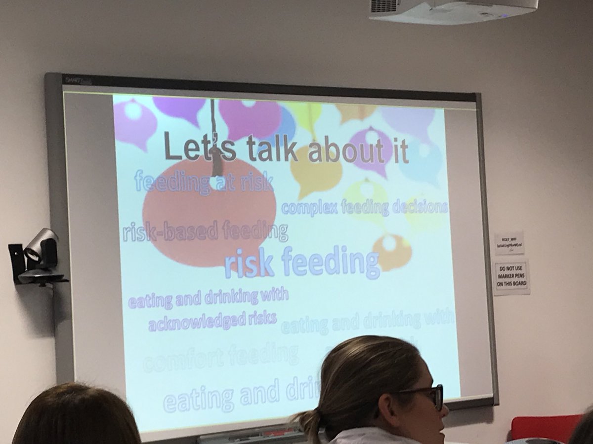 jobradburn_salt's tweet photo. Lively discussion around ‘risk feeding’ terminology ⁦@PalCareCEN⁩ ⁦@RCSLT⁩ #SLTFrailty https://t.co/t8uhuGMEQM