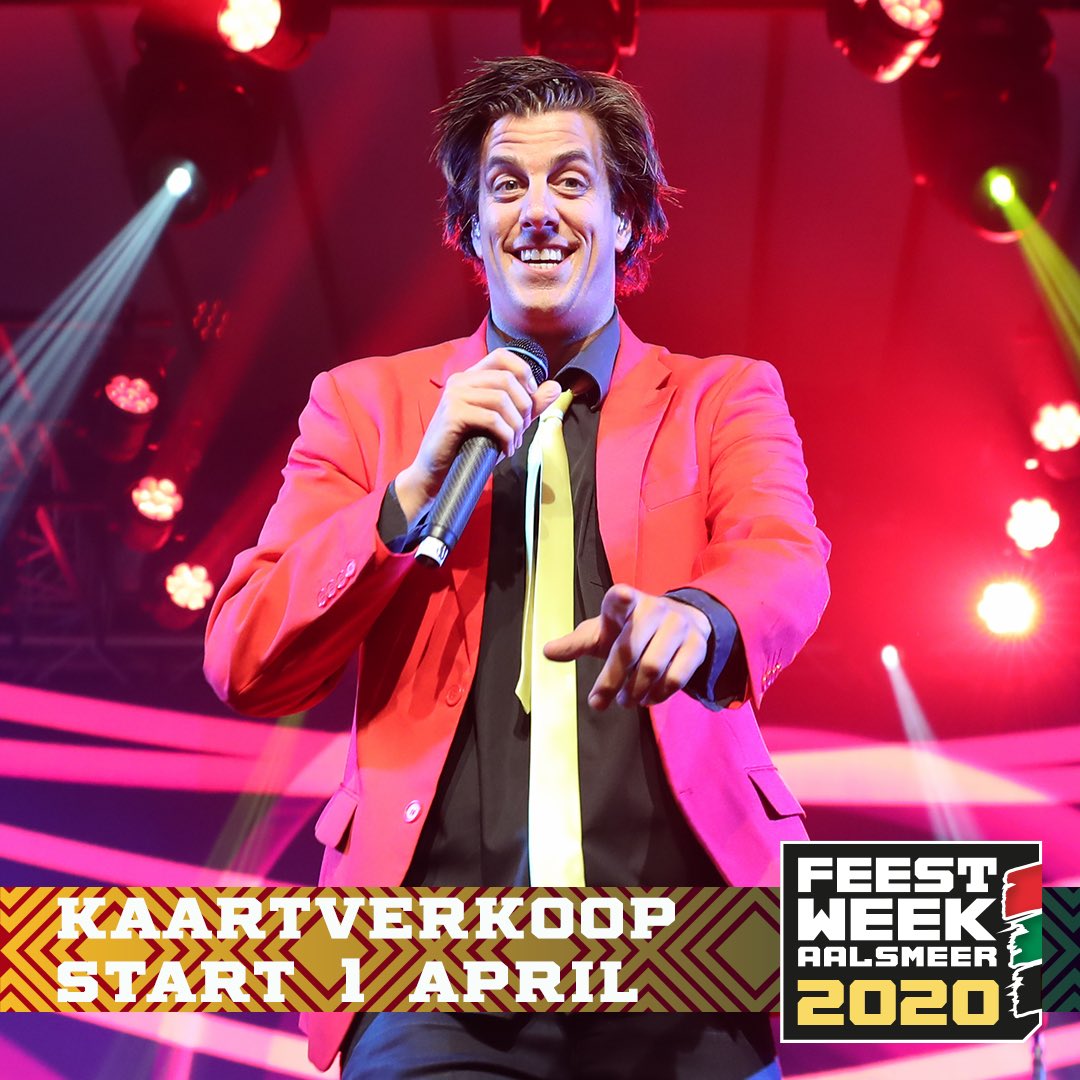 Over precies 6 maanden is de Feestweek Aalsmeer 2020!
De kaartverkoop start 1 april om 10.00 uur op feestweek.nl. Zet ’t alvast met dikke stift in je agenda, want vorig jaar waren de passe-partouts binnen één uur helemaal uitverkocht! #fwa20 #feestweek #aalsmeer