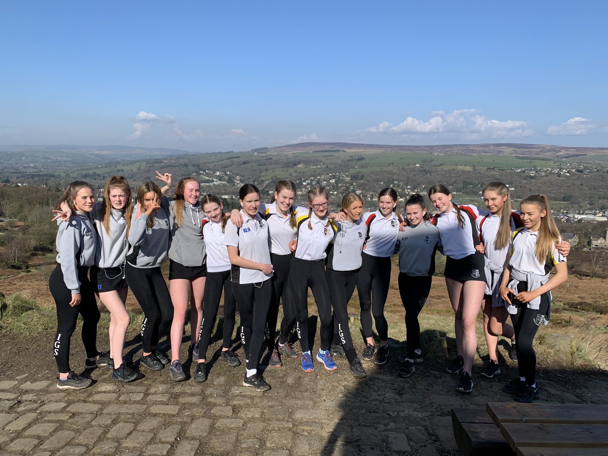 ilkleygrammarPE's tweet photo. 10Y girls enjoying their fitness session on the moors this morning! #whitewells #ilkleymoors #sunshinefinally #teamigs @Ilkleygrammar https://t.co/tXxkUbNIuD