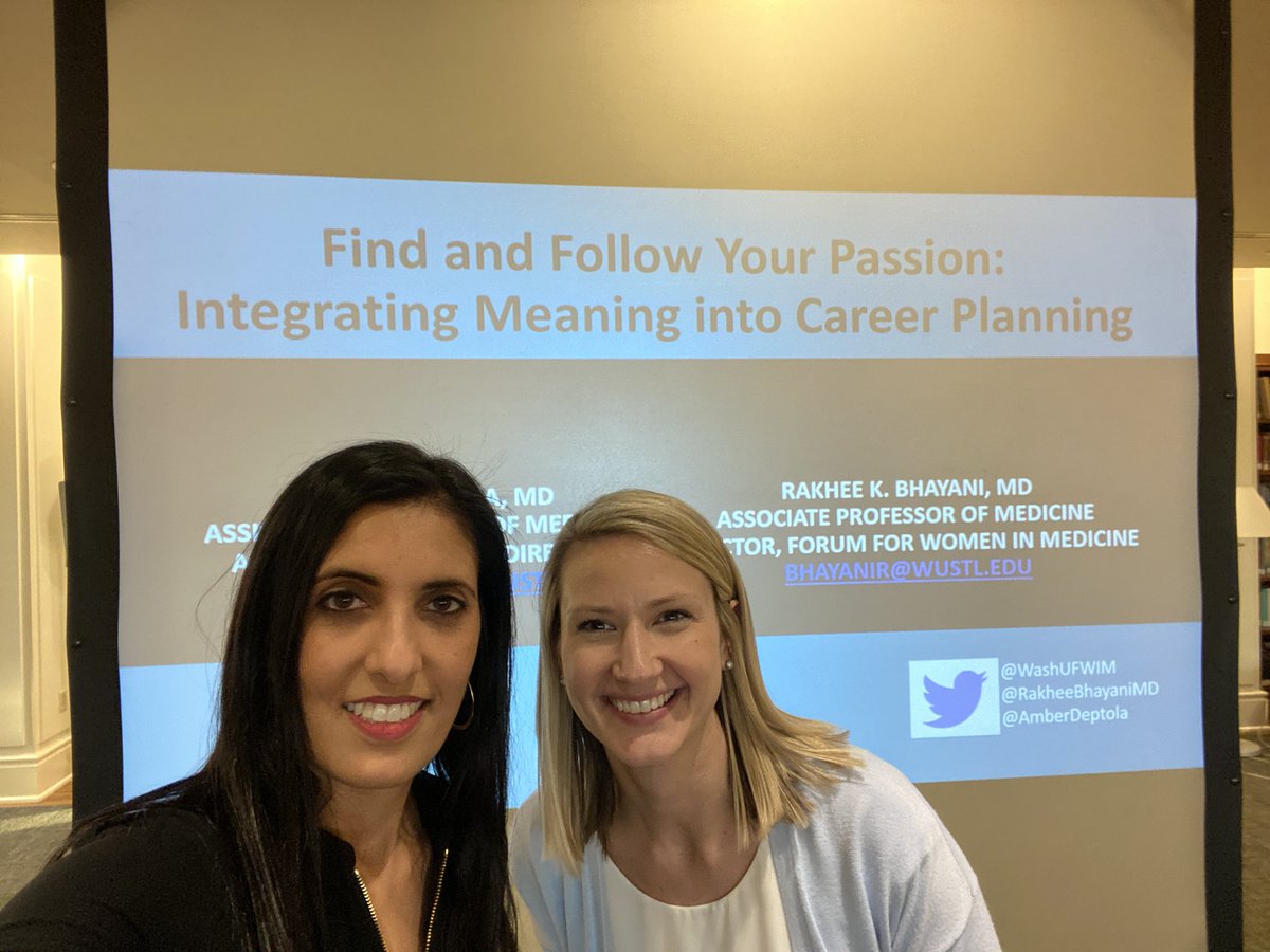 AmberDeptola's tweet photo. What fun leading the #fwim workshop @WUSTLmed last night with @RakheeBhayaniMD. 
Take home points:
👉 reflect frequently on your ikigai
👉 use ikigai to guide career decisions

Goal: happiness and meaning in your career. https://t.co/1kUnd6Vmhx