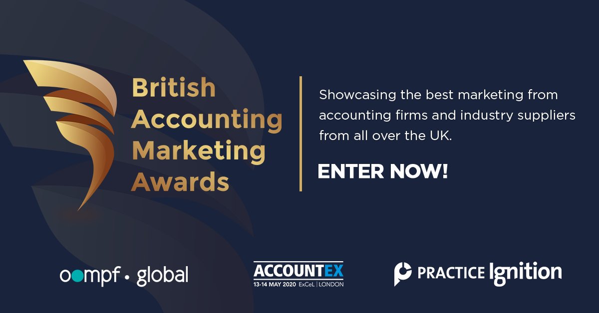 The_BAMAs's tweet photo. The 2020 British Accounting Marketing Awards are now accepting entries from accounting firms and industry suppliers from across Great Britain. Get your team the recognition they deserve, click through to find out more. 

https://t.co/86jdgqSsKn

#Accounting #Accountant #Awards https://t.co/RUa9n1ghiy
