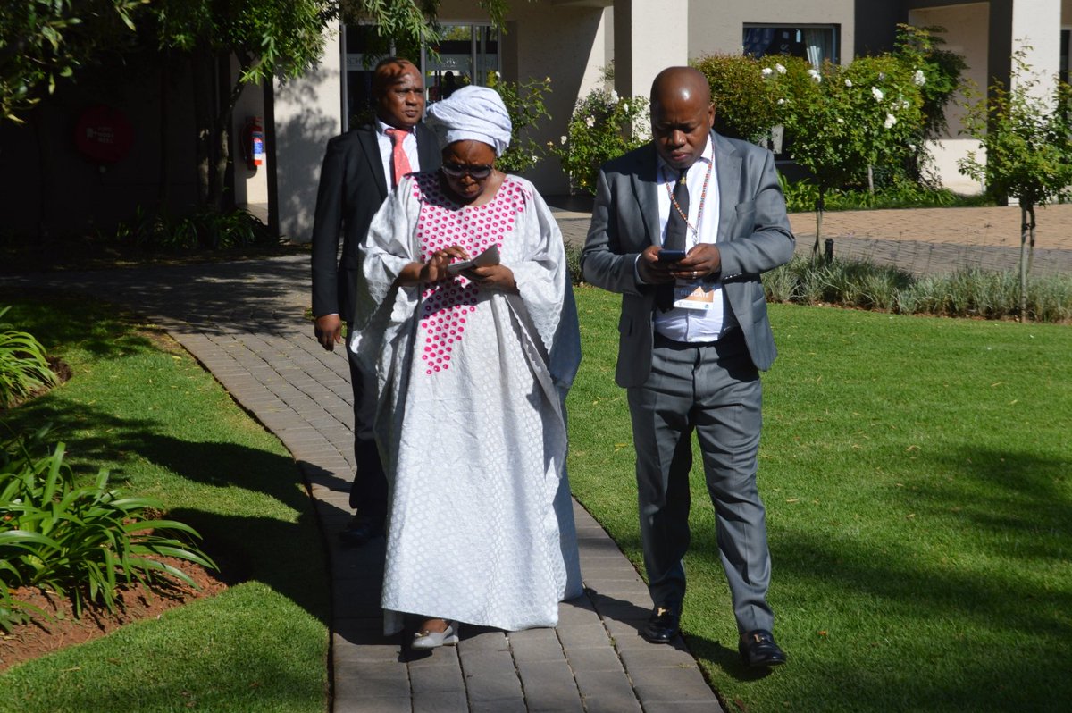 DlaminiZuma's tweet photo. We had very short, but engaging discussion with the delegates at the Housing Indaba, hosted by The Department of Human Settlements. We are more confident that with the #DistrictDevelomentModel, government will work closer, faster to improve people's lives. https://t.co/HEojwQ5K82