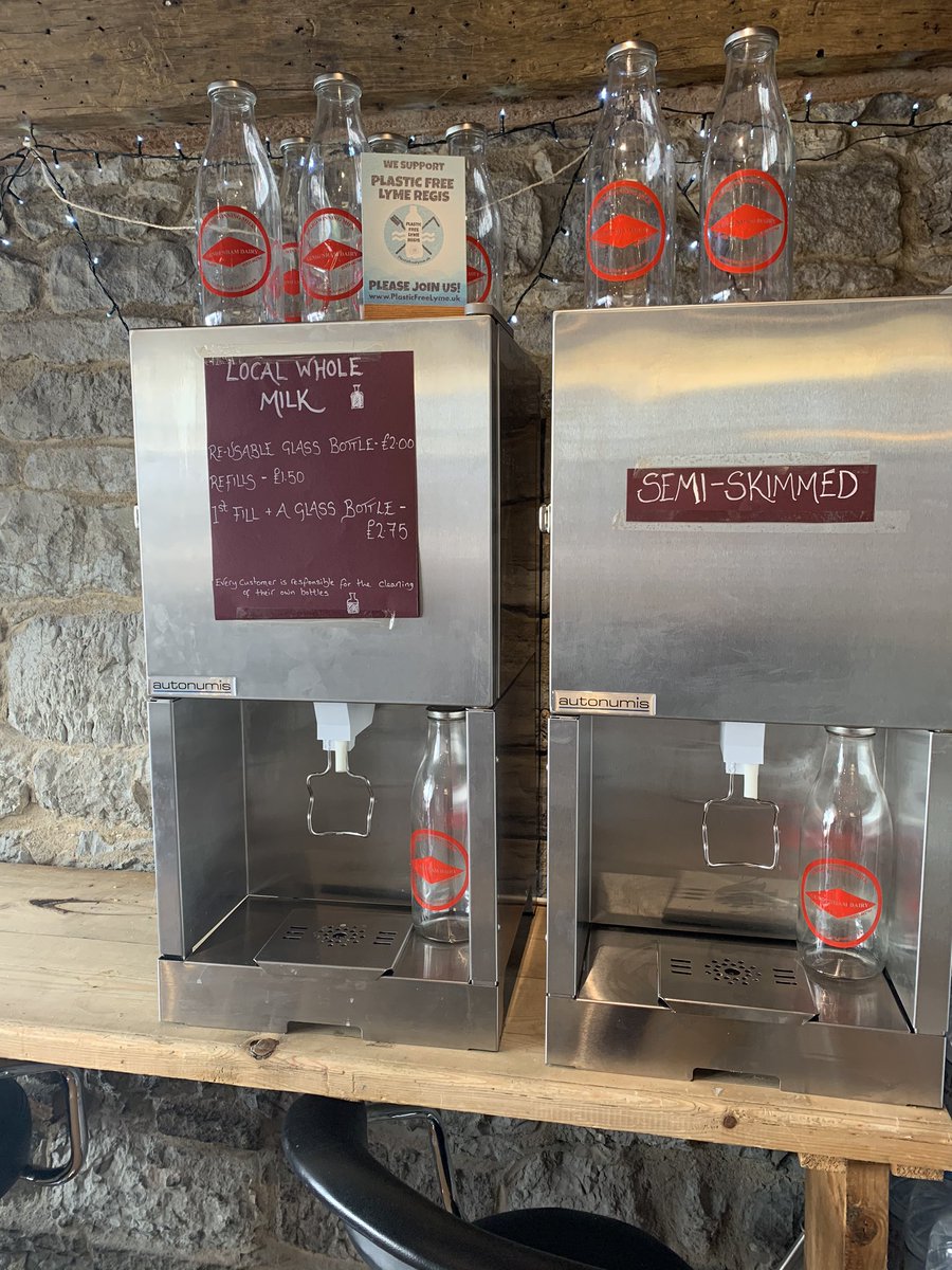 mulberrymanor's tweet photo. 🐮🥛Mulberry Manor now selling milk from a machine in re-usable glass bottles. Refills are £1:50 per litre. From a local family run dairy. Whole or semi both pasteurised 🐮🥛 https://t.co/TZAFvl1doG