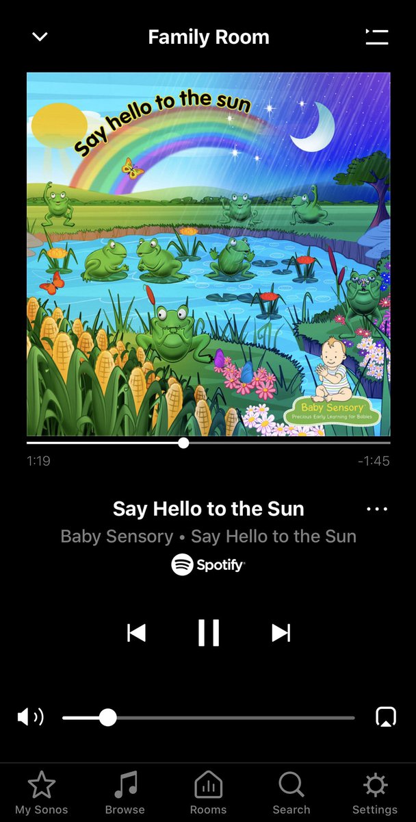 Really needed some <a href="/samfendermusic/">Sam Fender</a> to get me pumped for today but Sonos froze and I’ve now had baby sensory music playing for the last 4 hours. #Dadlife