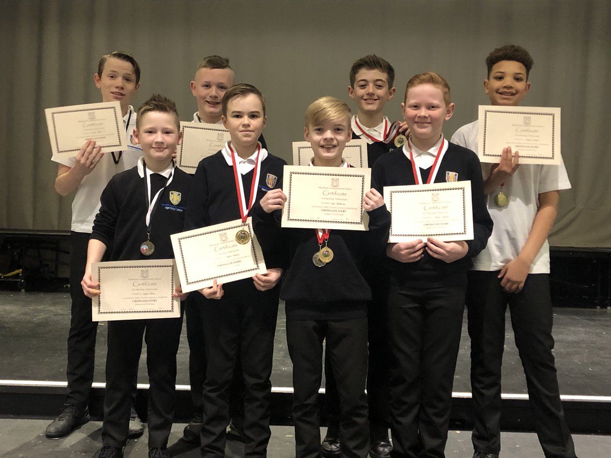 MCS_Pegasus's tweet photo. We have yet again been celebrating the success of our Year 7 Athletics team at MCS.  Mr Maynard took a group of pupils to compete at the Afon Nedd Tawe - Schools Cross Country in Margam Park 6th Feb 2020 and they brought back the 'bling'!! @MCSactive @MorristonComp https://t.co/2LhRkWbnbF