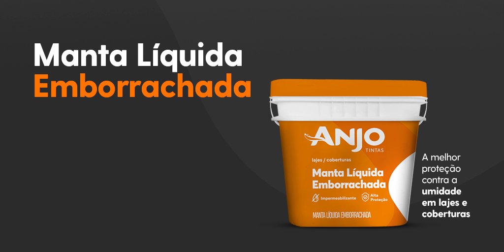 AnjoTintas's tweet photo. A nossa Manta Líquida Emborrachada é um revestimento impermeabilizante emborrachado, que pode ser aplicado a frio e moldado diretamente no local. Veja mais em https://t.co/QHrfPDceu7 #euusoanjo #emborrachada #flexibilidade #elasticidade #concreto #laje #cobertura https://t.co/68CD0memSl
