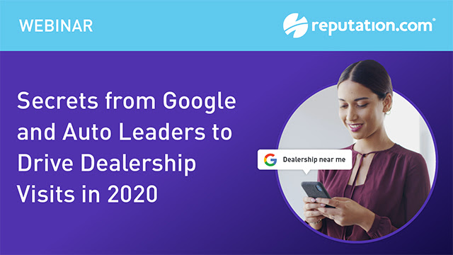 Reputation_Com's tweet photo. 📍WEBINAR: March 2⃣4⃣ at 1:00 p.m (ET). Presented by @amfawaz 

We'll share insights on:

✅ 2020 #auto trends
✅ Google Tips
✅ Our 2020 Automotive Reputation Report 

See how top-ranking #auto brands get found and chosen online. 

Register here ⤵

https://t.co/e5YoNRBouR https://t.co/tuka7mC3qa
