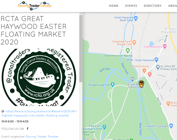 trader_tracker's tweet photo. Who is looking for some thing to do over the Easter bank holiday? Look no further than the RCTA (@CanalTraders) Haywood Floating Market which is taking place 10-13th April! Will your favourite #rovingtrader be there? #buyitoffaboat https://t.co/nZCK7ZJl2b https://t.co/cJrDXZ7EV9