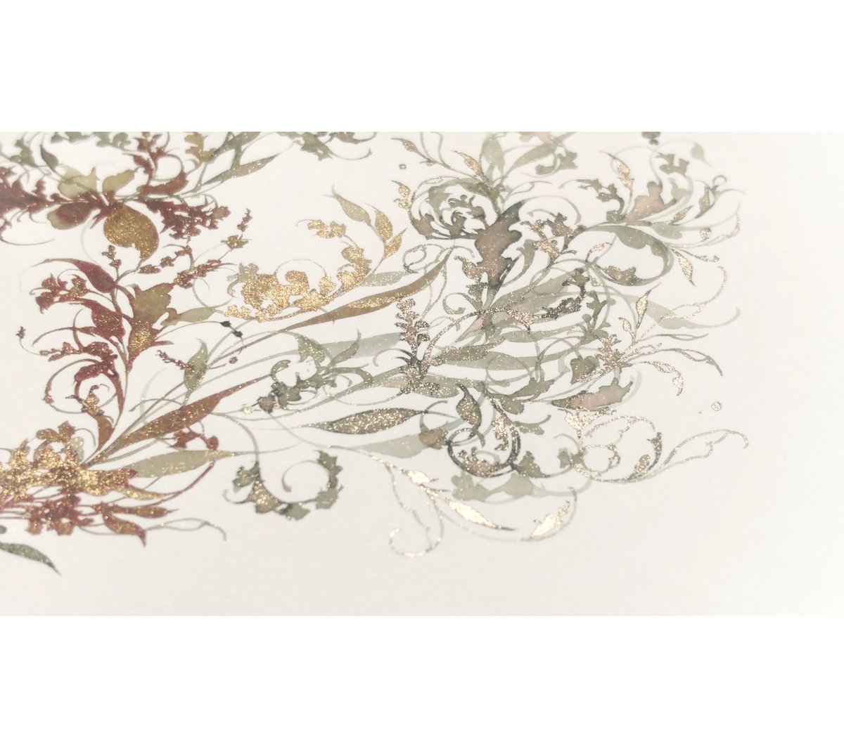 #インクで花を咲かせよう
#インク沼

빈타 골드 더스트 필론시토.
세일러 리큐차와 조합이 괜찮네요🌿