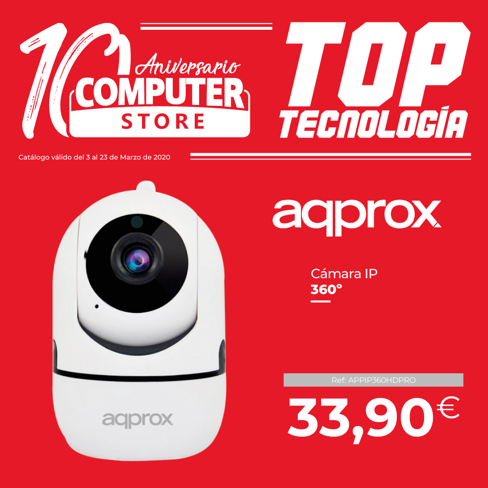 icomputerstore's tweet photo. Disfruta del fin de semana sin preocupaciones con esta #camaraIP de @Approx_Iberia 😎

👉🏽Controla a tiempo real a través de internet desde tu 💻 o 📱

Apuesta por #ComputerStore
Apuesta por #RojoComputer https://t.co/LGcin6rMGh