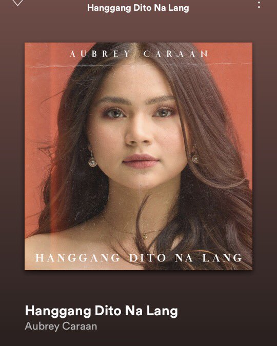 Itsmeaubreyc's tweet photo. "Hanggang dito na nga lang
Hindi na ko maghihintay sa'yo
Sarili ko naman ang iisipin ko ngayon..." 💔🎶

- Stream "Hanggang Dito Na Lang" on Spotify
- Watch the Official Lyric Video on YouTube
Out Now on all digital music stores! 
❤️❤️❤️ #HanggangDitoNaLang https://t.co/kqDiZuSWDC