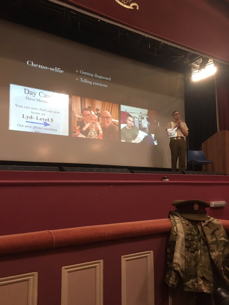 HaywoodClub's tweet photo. Inspiring, reflective and philosophical insight into a battle with cancer, compassionate leadership and resilience by Major Nick Galvin #grit @DrJoKeogh @ArmyHealthAdv https://t.co/BMsnGYbYe7