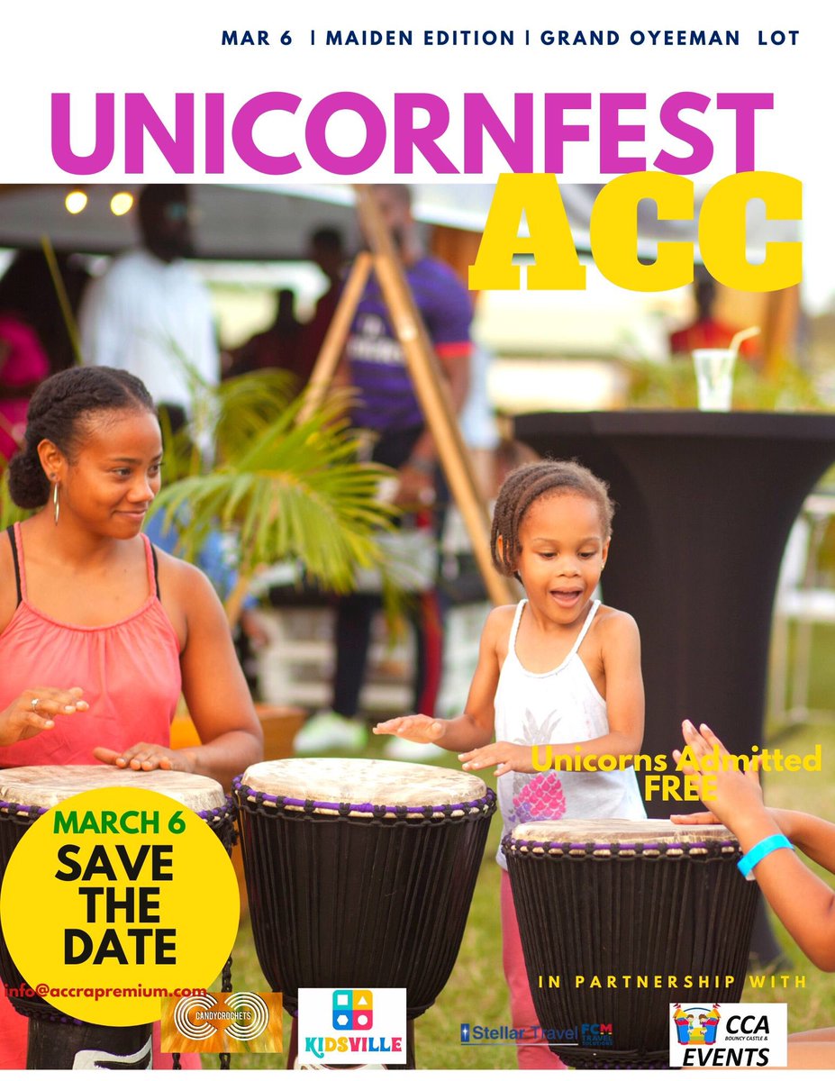 CandyCrochets's tweet photo. HAPPY 🇬🇭 INDEPENDENCE DAY! 

Bring the whole family to the Grand Oyeeman, for a Colorful, Glittery and Fantastic day filled with Family Fun, Games, Food and Music! 

11AM-5PM, Free Gate. 🌟🦄 https://t.co/RMB4P41oXB