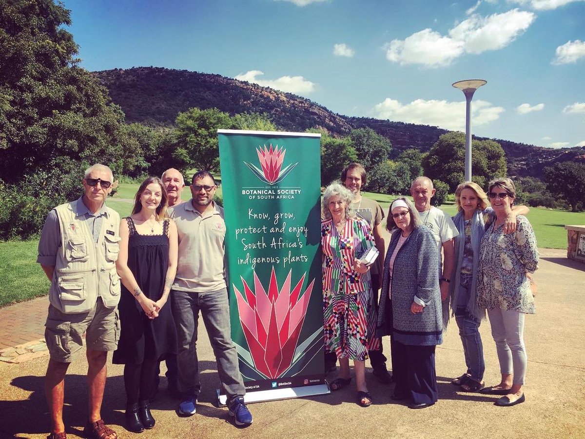 BotSocSA's tweet photo. Thank you to our #BotSocBankenveld Branch committee for hosting our Conservation Manager and Head of Marketing at Walter Sisulu National Botanical Garden today 🌿❤️.🌱 Looking ahead to our shared sustainable futures together 🦅🌳🌼#BotSocSA #ConservationStrategy #Growth https://t.co/2fZBeknJ5t