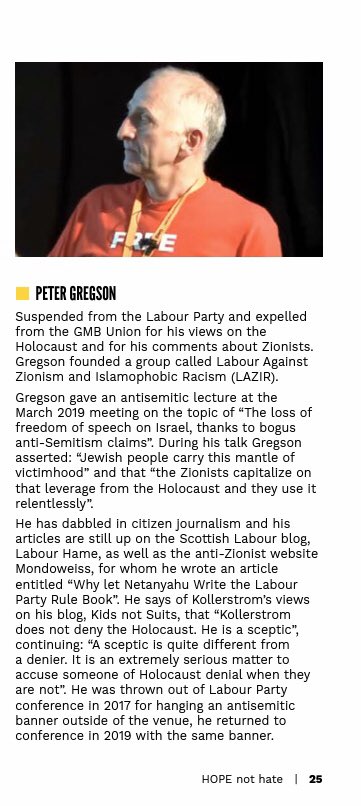 Pete Gregson recently had a starring role in the  @hopenothate &  @CST_UK investigation into the Keep Talking conspiracy group. Here he is speaking at one of their meetings, with Elleanne Green in the audience. They've both been thrown out of the Labour Party since that meeting.