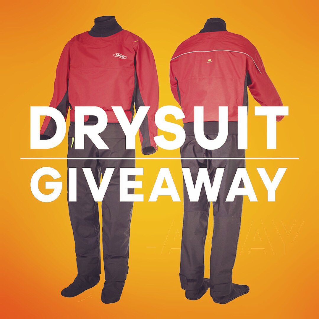 For a chance to win a @yakadventureequipment Horizon drysuit head to our Facebook page! #whateveryourescape #getoutdoors #yak #horizon #drysuit #kayaking #canoeing #sailing #whitewater #giveaway #competition