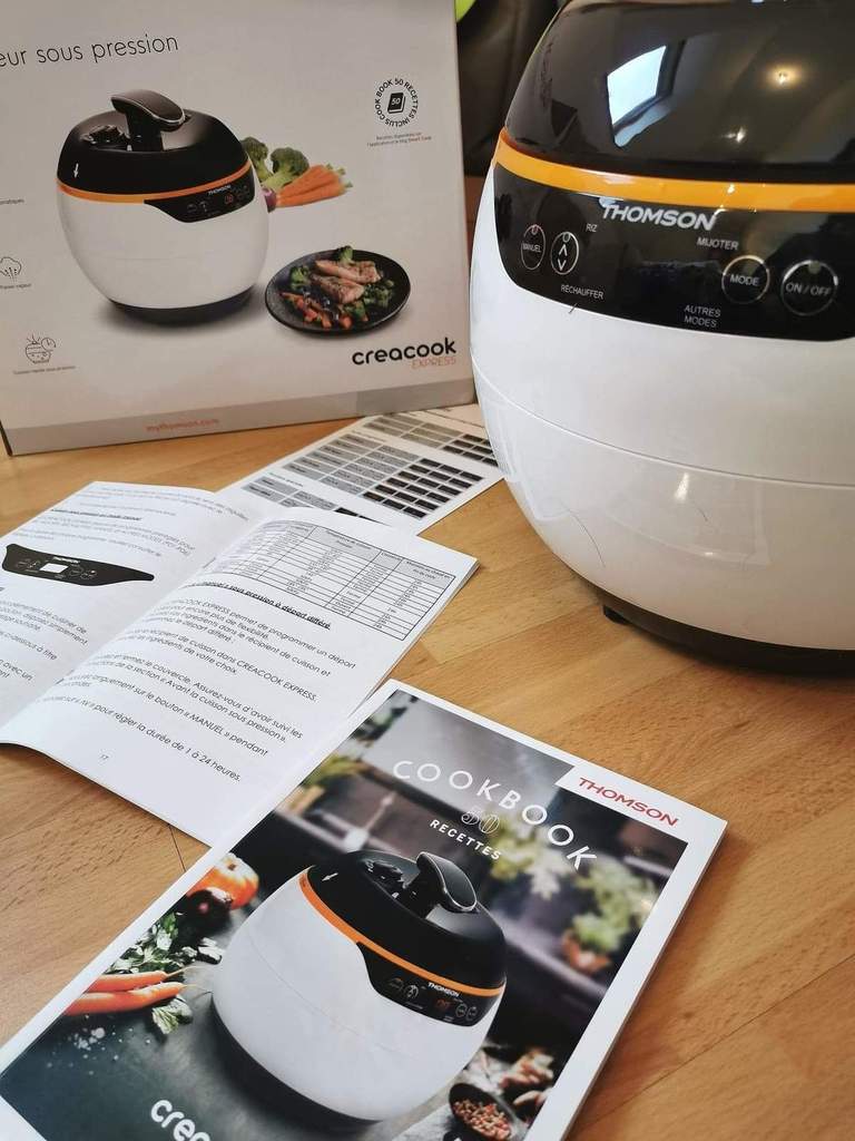 Thomson_FRA's tweet photo. "Le Creacook Express, mon nouvel allié en cuisine" !
@lesperles2maman teste pour vous notre multicuiseur : le #CreaCookExpress ! 😋
▶️ https://t.co/mn3KuAsFyF #ThomsonÉlectroménager https://t.co/JaB3wuQXCg
