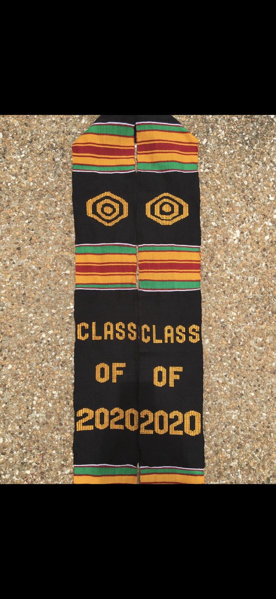 Afri_Kandy's tweet photo. 🇬🇭🇬🇭 in the spirit of independence day, we’ve got our CLASS OF 2020 stoles ready. these are customisable. you can pick the colour, symbol and add your name etc. click the link below! https://t.co/KpO6U3nLbq https://t.co/Cqsrbrq8Zt