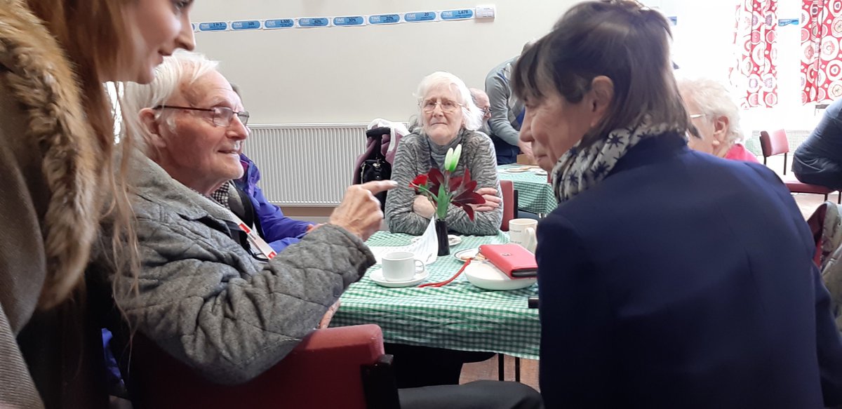 TimeTogether1's tweet photo. Humbled yet delighted to welcome, talk and introduce our members to Minister @dianabarran at #CafeExtra this morning. Real life stories & examples of the impact of our services and the importance of connecting people in everything we do in #kirklees @NHSGHCCG @KirkleesComPlus https://t.co/VNX27AKBIu
