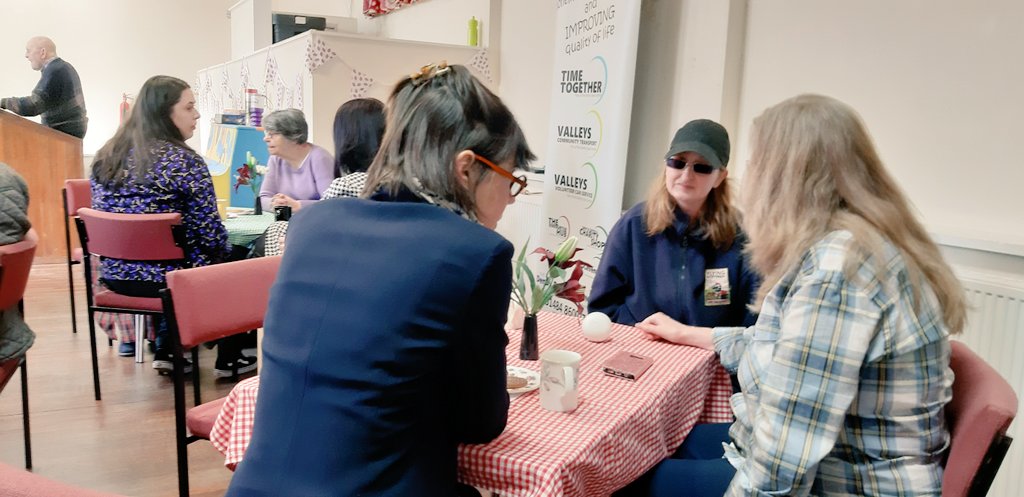 TimeTogether1's tweet photo. Humbled yet delighted to welcome, talk and introduce our members to Minister @dianabarran at #CafeExtra this morning. Real life stories & examples of the impact of our services and the importance of connecting people in everything we do in #kirklees @NHSGHCCG @KirkleesComPlus https://t.co/VNX27AKBIu