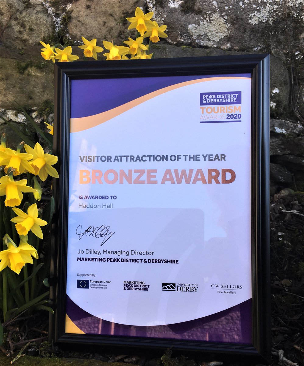 It was a pleasure to attend the @mpddindustry Peak District and Derbyshire Tourism Awards 2020 last night!

We are truly thrilled to have been a part of the celebration and won the Visitor Attraction of the Year Bronze Award 🌻

#PDDTourismAwards
