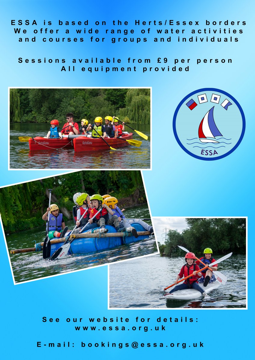ESSAwatersports's tweet photo. Group activities are our speciality. Book early for the best choice of dates. We are planning some new activities for this season, so watch this space.
Choose from #sailing #rafting #katakanu #wobbleboarding #dragonboating or #watersports #multiactivities
https://t.co/dDAyBm1oWh https://t.co/SVz0RKMoGW