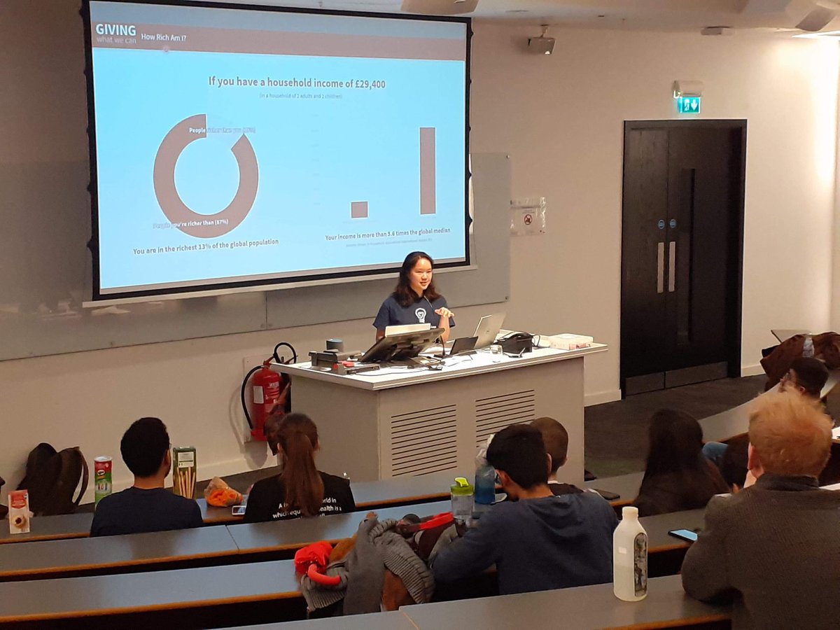 EAsheffield's tweet photo. Another successful Giving Game with Students for Global Health Sheffield. @AgainstMalaria take the win, convincing the audience of the efficacy of their operations over @SavetheChildren https://t.co/81FUiugbtp