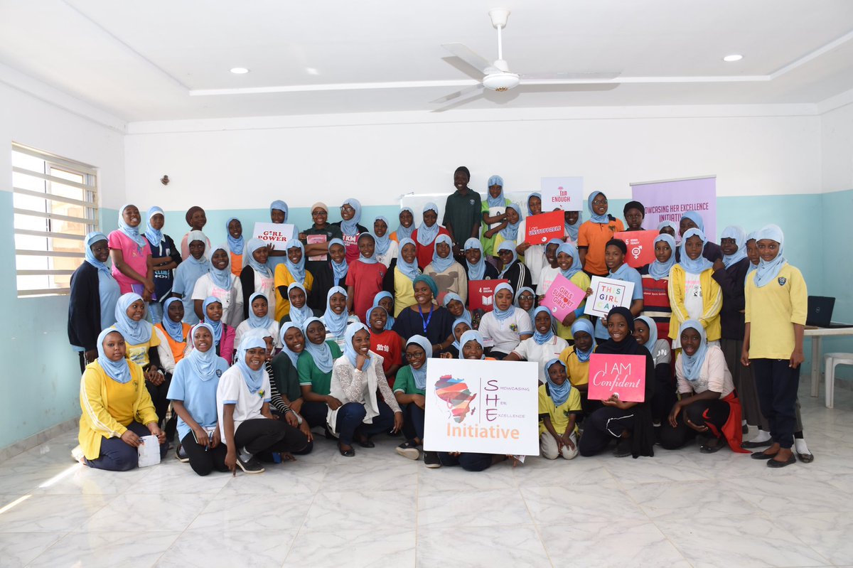 SHE_Initiative_'s tweet photo. Photospeaks: Building the self confidence of girls in Africa is our collective responsibility. Join this movement - one girl at a time
#girlpower #womenempowerment #communitydevelopment #equality4all #abuja #kaduna #africa #nigeria #trendingnow #SHEInitiative  #hmsschoolkaduna https://t.co/g5XbBwQmMl