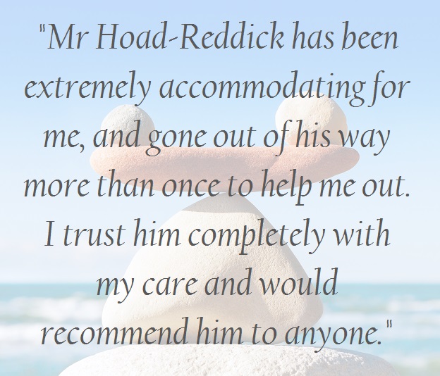 Another fabulous #feedbackfriday – if you are a patient and have any feedback for Mr Hoad-Reddick or the team please go to iwantgreatcare.org/doctors/mr-dav…