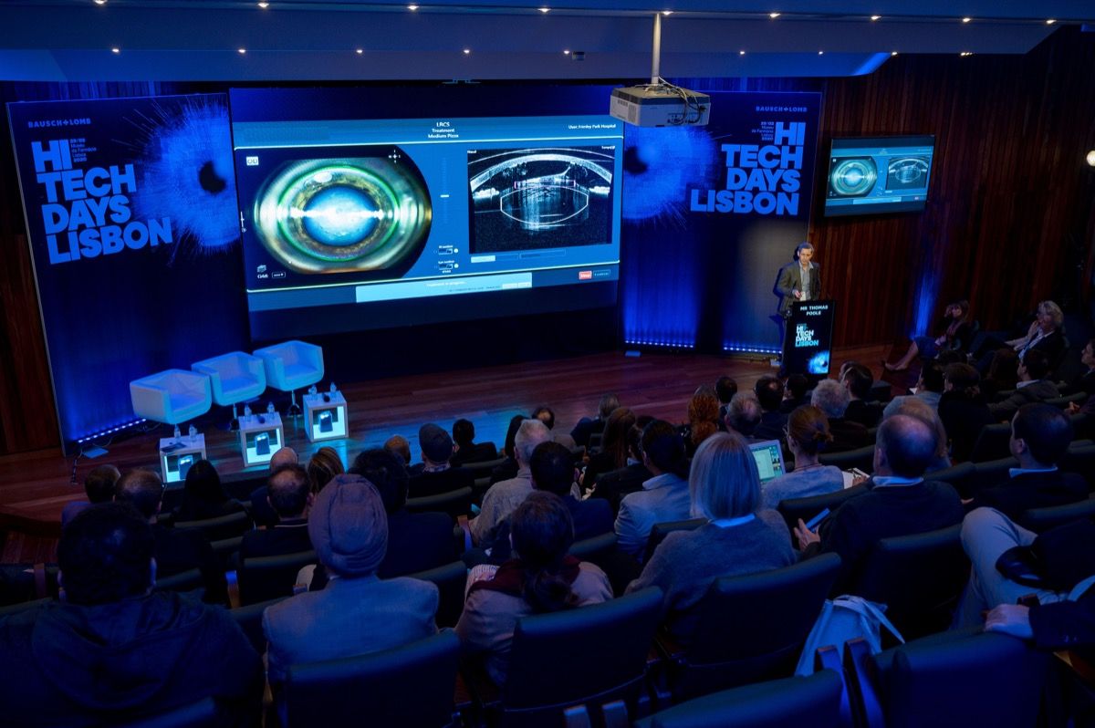 BauschSurgical's tweet photo. Thank you for joining our educational Hi-Tech Days meeting in Lisbon!! The program included high level presentations and dynamic discussion on FLACS, astigmatism, premium IOLs, Diagnostic Technology, Therapeutics, and Challenging cases. #TogetherWithBausch https://t.co/tI1daFGgFM