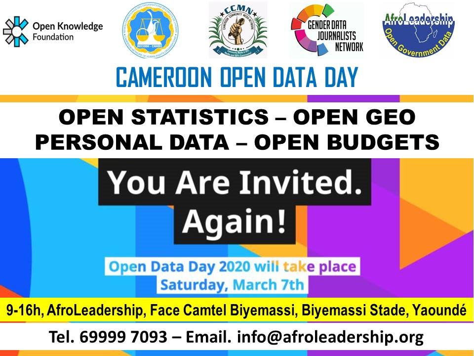 Cyprien_T's tweet photo. Rendez-vous demain à Afroleadership pour discuter sur la problématique des données ouvertes au #Cameroun.

Je vais animer un Talk sur les Données Géo et la production des cartes géographiques et interactive en ligne.

Inscription👉 https://t.co/i4nV921mBO
#OpenData #OpenData237 https://t.co/6tXRuuxI6G