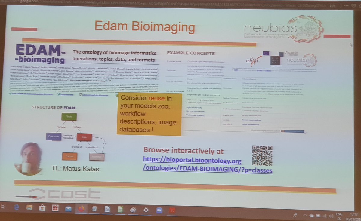 Martin Jones (@martinjones78) on Twitter photo .@perrinepgil wrapping up with updates about biii.eu , <a href="/edamontology/">EDAM ontology</a> (github.com/edamontology/e…) and other activities from @NEUBIAS_COST
#neubiasBordeaux #Neubias .@perrinepgil wrapping up with updates about biii.eu , <a href="/edamontology/">EDAM ontology</a> (github.com/edamontology/e…) and other activities from @NEUBIAS_COST
#neubiasBordeaux #Neubias