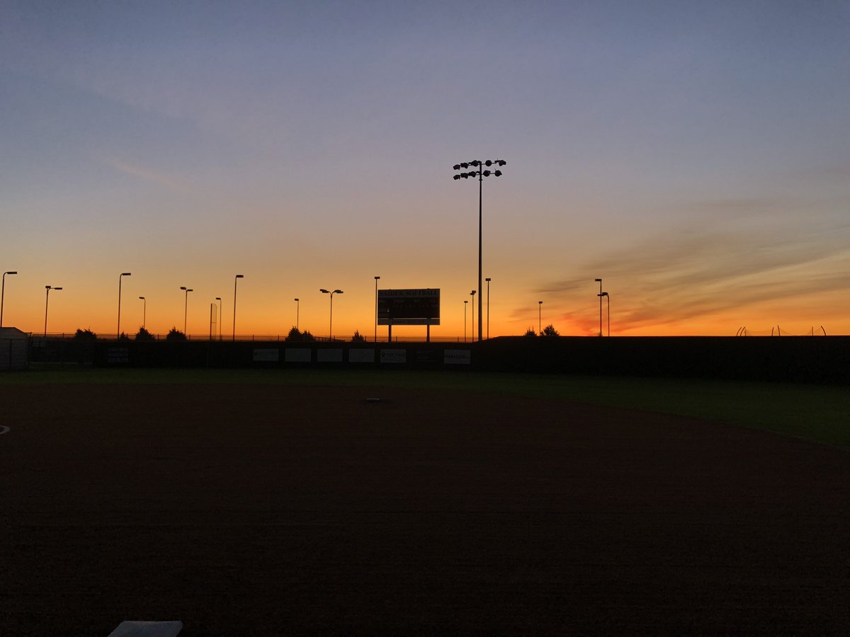 Love getting the field ready as the sun rises.  It’s GAMEDAY. Come out and see your Lady Raiders play Scurry at 9. Gilmer at 12 and Canton at 3.
