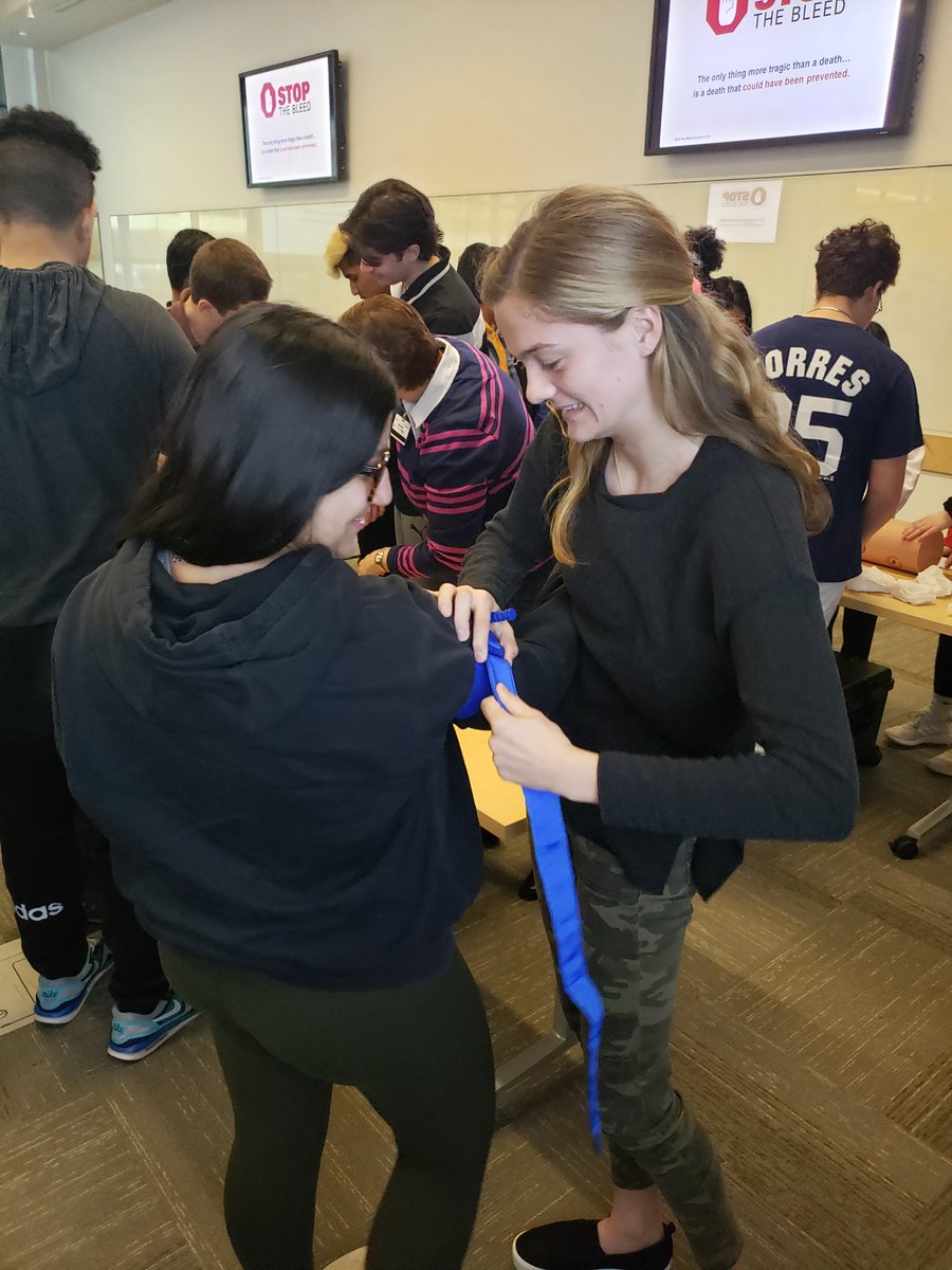 CTEwhps's tweet photo. Great hands-on learning for @WHallhigh #CTE #FCS students @SaintFrancisCT learning how to place a tourniquet, pack wounds, organ donation, and received #StopTheBleed #certification.  Thank you @SaintFrancisCT Emergency Trauma Center! https://t.co/zl2JvnO0Od