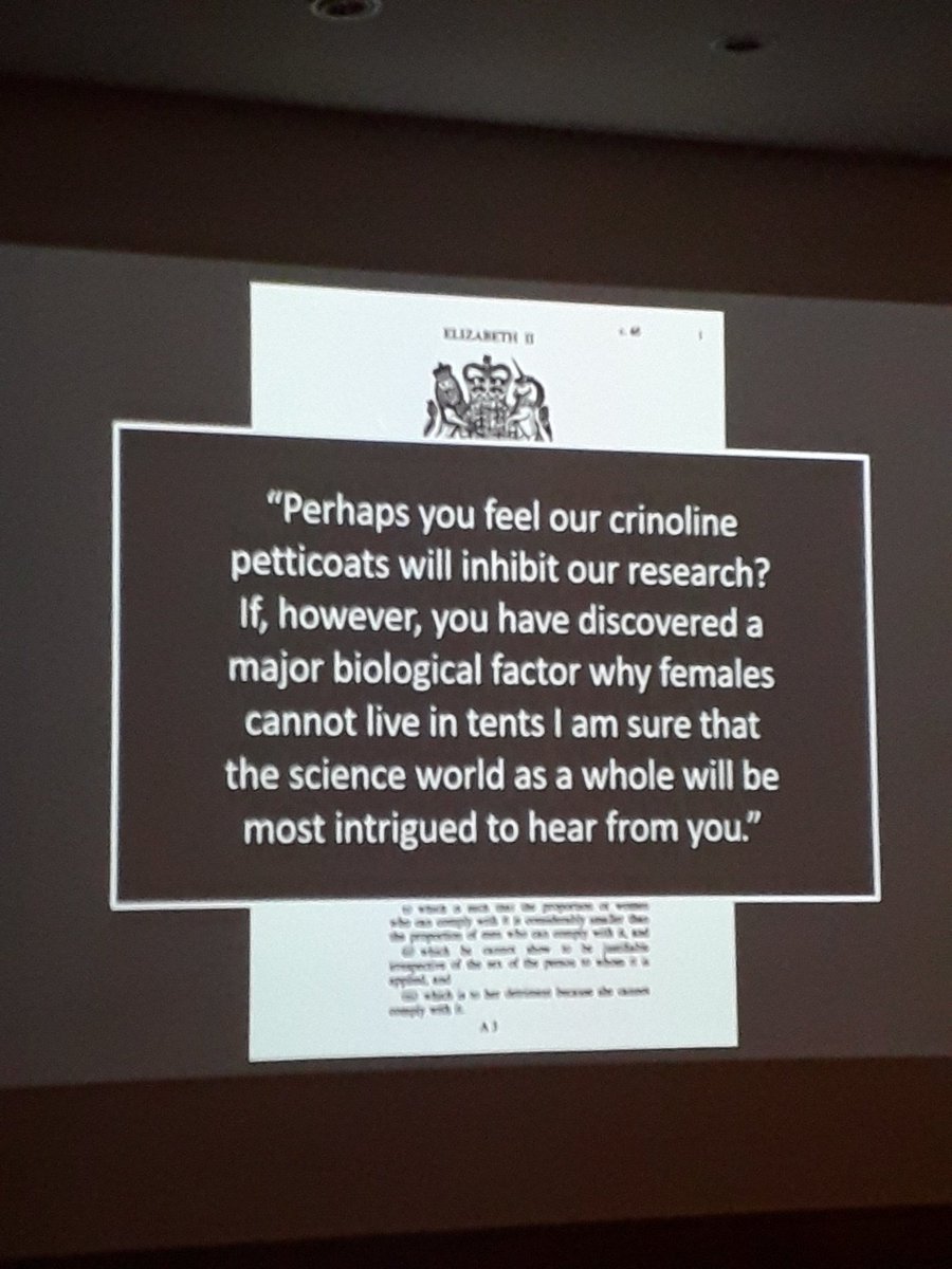 Love it.
@morganseag talking about what happens after the Sex Discrimination Act is passed #Antarctica #InternationalWomensDay #WomenMakingWaves