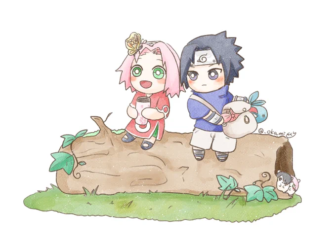 ピクニックぬいぬい(?はファンアートです。。?)
#サスサク 