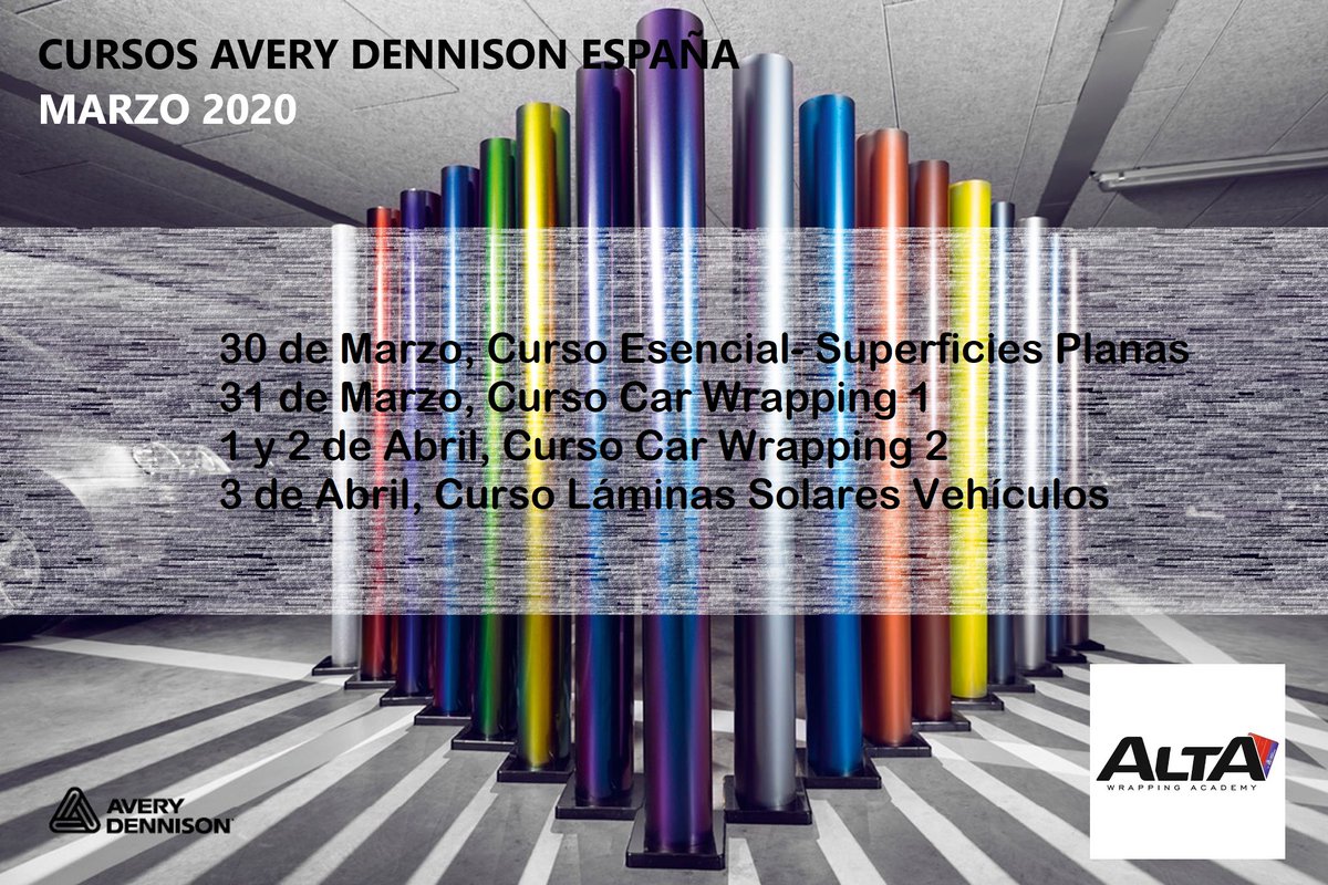 WrappingAcademy's tweet photo. INSCRIPCIONES ABIERTAS 👉
https://t.co/kOLBIdH3Jz
#CursosAplicaciónAveryDennisonEspaña #CursosRotulaciónVehículos #CursosOficialesAveryDennisonEspaña #CarWrap #CarWrapTraining #JuezWorldWrapMasters #TrainersAveryDennisonEspaña #WorkshopsAvery #TécnicasAplicaciónVinilo https://t.co/y3yCdCzD7U
