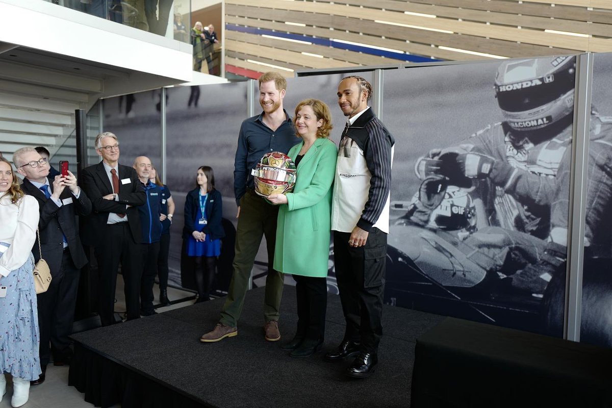 SilverstoneIM's tweet photo. It’s official! We are OPEN &amp; six-time World @f1 Champion @LewisHamilton has kindly gave us his 2019 championship winning helmet to have on display so be sure to check it out when you come to visit. Thank you to our Royal Patron The Duke of Sussex for also joining us today. https://t.co/SLFGco3ktk