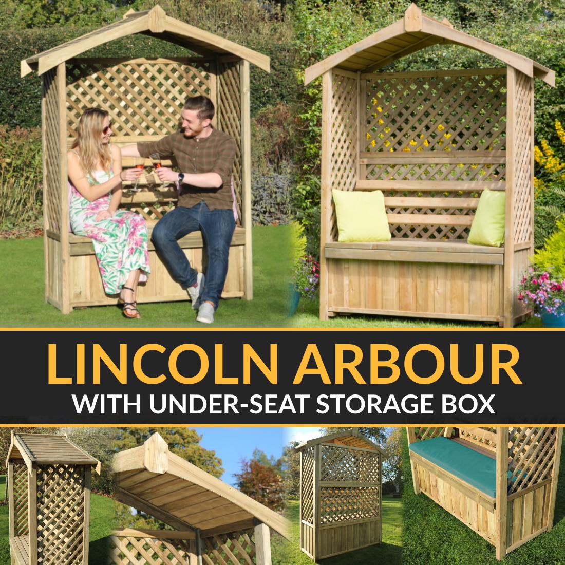 121OfficeFurnit's tweet photo. The Lincoln #Arbour is a gorgeous piece of #GardenFurniture that'll bring a flare of sophistication &amp; elegance to any lawn or patio area
https://t.co/psB2ogLcDZ

#GardenSeating #OutdoorFurniture #TimberFurniture #GardenBench #GardenSeat #Zest4Leisure #WoodenBench #GardenChair https://t.co/BtZW7WKd56