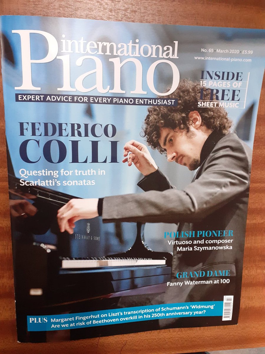 Be sure to pick up March's @IP_mag for interview with cover star @Federico_Colli on study, Scarlatti, and being surprising, 'After 10 minutes, a listener should be thinking, 'I never expected to hear this. What's coming next?' 👉 bit.ly/2IpO5Z0 🎧 lnk.to/fcscarlatti2